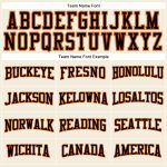 Custom Performance T-Shirt in Cream Black Orange Old Gold Long Sleeve Custom Cream Black Orange-Old Gold Long Sleeve Performance - Image 4