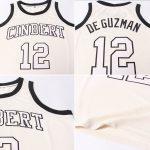 Authentic Throwback Basketball Jersey - Custom Cream and Black Design Custom Cream Cream-Black Authentic Throwback Basketball - Image 5
