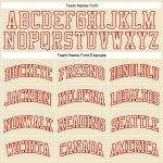 Custom Cream Red Authentic Throwback Basketball Jersey - Stylish Retro Design Ideal for Fans and Collectors Custom Cream - Image 3