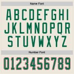 Custom Hockey Jersey in Cream, Kelly Green, and Red - Personalized Team Apparel Custom Cream Kelly Green-Red Hockey Jersey - Image 4