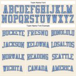 Custom Performance T-Shirt Long Sleeve in Cream Light Blue and Steel Gray Custom Cream Light Blue-Steel Gray Long Sleeve - Image 4