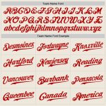 Custom Cream Navy Red Baseball Jersey - Authentic Personalized Sports Apparel Custom Cream Navy-Red Authentic Baseball Jersey - Image 4