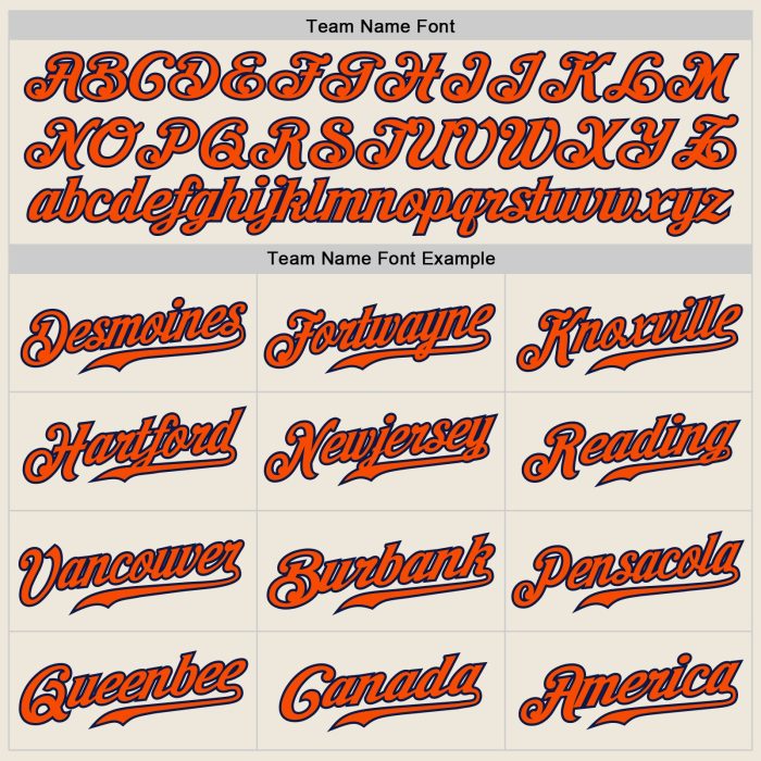 Custom Authentic Baseball Jersey in Cream Orange and Navy Custom Cream Orange-Navy Authentic Baseball Jersey - Image 5