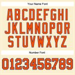 Custom Cream Orange-Royal Basketball Jersey - Authentic Throwback Style Custom Cream Orange-Royal Authentic Throwback Basketball - Image 4