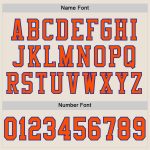 Custom Authentic Football Jersey - Cream Orange-Royal Mesh Design Custom Cream Orange-Royal Mesh Authentic Football Jersey - Image 4