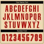 Custom Cream Red Black Soccer Jersey Fade Design Fashion Uniform Custom Cream Red-Black Sublimation Fade Fashion Soccer Uniform - Image 5