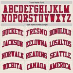 Authentic Throwback Basketball Jersey Custom Cream Red-Navy Design Custom Cream Red-Navy Authentic Throwback Basketball Jersey - Image 4
