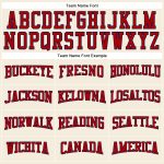 Custom Performance T-Shirt for Men - Long Sleeve Red Navy Cream Design Custom Cream Red-Navy Long Sleeve Performance T-Shirt - Image 4