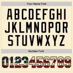 Custom Vintage USA Flag Black Basketball Jersey - Authentic Throwback Design Custom Cream Vintage USA Flag-Black Authentic - Image 4