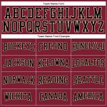 Custom Performance Long Sleeve T-Shirt in Crimson Black-Cream for Active Wear Custom Crimson Black-Cream Long Sleeve Performance - Image 4