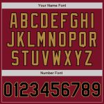 Custom Crimson Black Gold Baseball Jersey - Authentic Baseball Gear Custom Crimson Black-Old Gold Authentic Baseball Jersey - Image 5