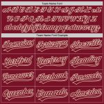 Custom Crimson Cream Baseball Jersey - Authentic Team Gear for Fans Custom Crimson Crimson-Cream Authentic Baseball Jersey - Image 4