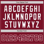 Custom Crimson-White Authentic Baseball Jersey - Personalized Team Apparel Custom Crimson Crimson-White Authentic Baseball - Image 5