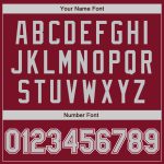 Custom Baseball Jersey - Authentic Crimson Gray-White Design, Perfect for Fans Custom Crimson Gray-White Authentic Baseball - Image 5