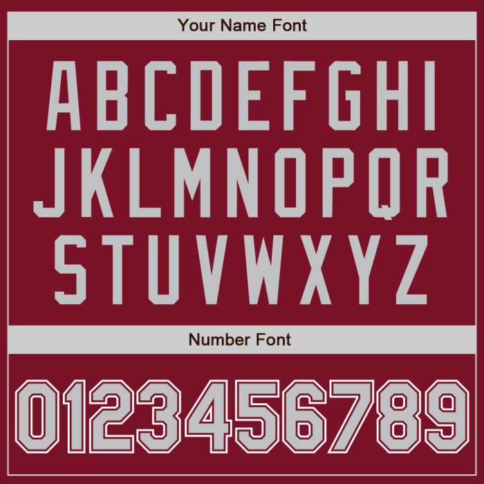 Custom Baseball Jersey - Authentic Crimson Gray-White Design, Perfect for Fans Custom Crimson Gray-White Authentic Baseball - Image 5