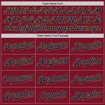 Custom Crimson Navy Gold Baseball Jersey - Authentic Design for Fans Custom Crimson Navy-Old Gold Authentic Baseball Jersey - Image 4