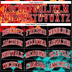 Aqua-Red Sublimation Basketball Jersey - Custom Figure Round Neck Suit Custom Figure Aqua-Red Round Neck Sublimation Basketball - Image 3