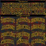 Black-Gold Basketball Jersey Custom Figure Round Neck Sublimation Suit Custom Figure Black-Gold Round Neck Sublimation Basketball - Image 3