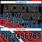 Custom Basketball Jersey Sublimation Suit Black Red Round Neck Design Custom Figure Black-Red Round Neck Sublimation Basketball - Image 4