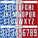 Custom Soccer Jersey Sublimation - White Royal Personalized Figure Uniform Custom Figure White-Royal Sublimation Soccer Uniform - Image 5