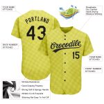 Custom Gold Black 3D Baseball Jersey - Unique Pattern Design Authentic Sports Apparel Custom Gold Black 3D Pattern Design - Image 3