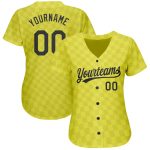 Custom Gold Black 3D Baseball Jersey - Unique Pattern Design Authentic Sports Apparel Custom Gold Black 3D Pattern Design - Image 2