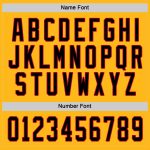 Custom Gold Black Red Hockey Jersey - Personalized Team Apparel for Fans and Players Custom Gold Black-Red Hockey Jersey - Image 4