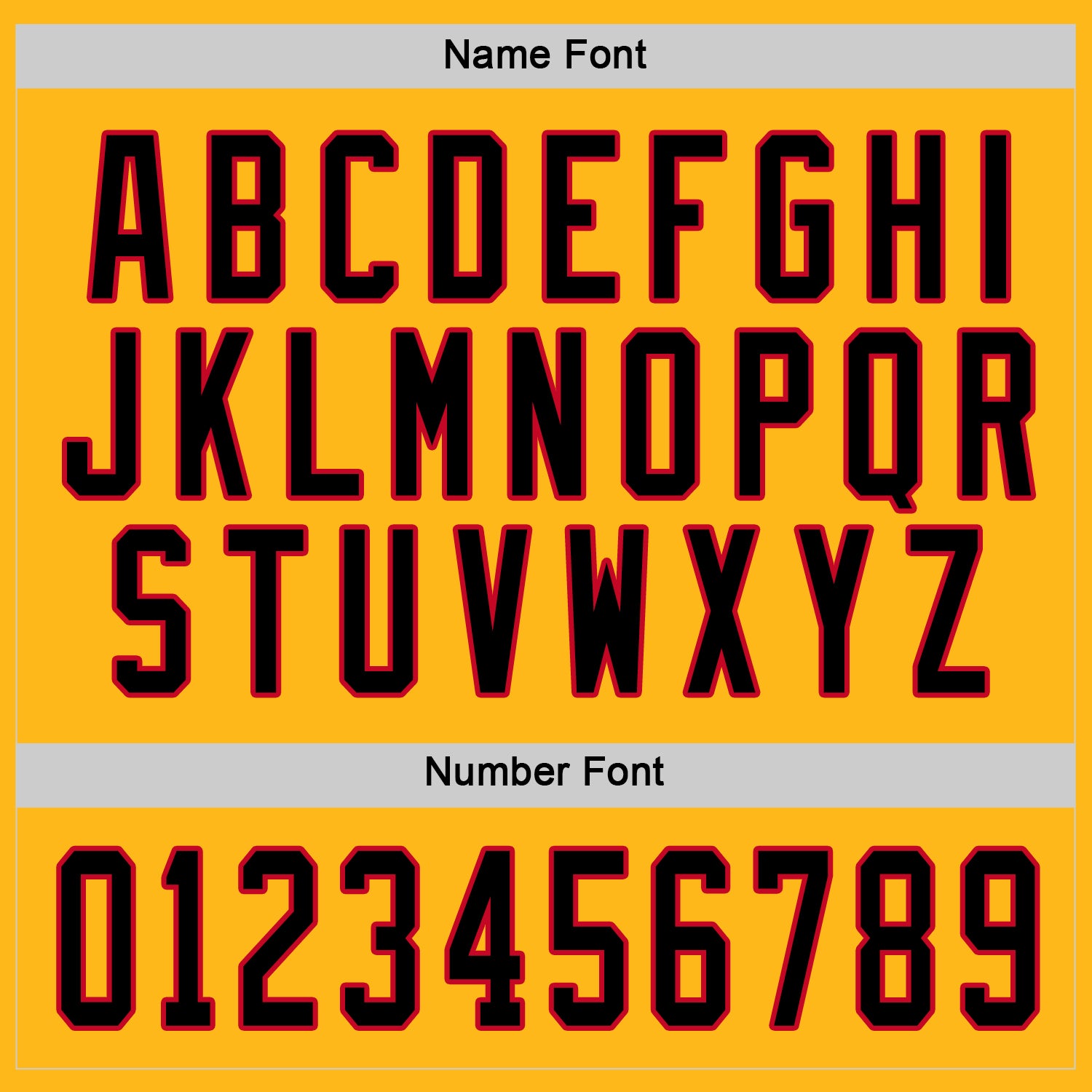 Custom Gold Black-Red Hockey Jersey Custom Gold Black Red Hockey Jersey - Personalized Team Apparel for Fans and Players Custom Gold Black-Red Hockey Jersey - Image 4