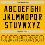 Custom Gold-Black Baseball Jersey - Authentic Design, Perfect for Fans and Players Custom Gold Gold-Black Authentic Baseball - Image 5