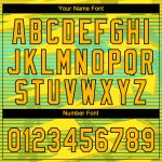 Custom Gold Black Light Blue 3D Pattern Baseball Jersey - Authentic Design Custom Gold Gold Black-Light Blue 3D Pattern Design - Image 5