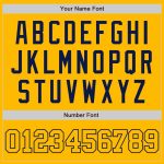 Custom Gold and Navy Authentic Baseball Jersey - Personalized Team Apparel Custom Gold Gold-Navy Authentic Baseball Jersey - Image 5