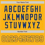 Custom Gold-Royal Authentic Baseball Jersey - Personalized Gold Jersey Custom Gold Gold-Royal Authentic Baseball Jersey - Image 5