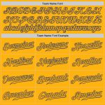 Custom Gold-Royal Authentic Baseball Jersey - Personalized Gold Jersey Custom Gold Gold-Royal Authentic Baseball Jersey - Image 4