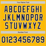 Custom Gold Navy White Baseball Jersey - Authentic Style 8724 Custom Gold Navy-White Authentic Baseball Jersey Style 8724 - Image 5