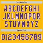 Custom Gold Purple White Baseball Jersey - Authentic Design, Personalized Team Apparel Custom Gold Purple-White Authentic - Image 5