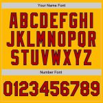 Custom Gold Red-Navy Authentic Baseball Jersey for Men - Personalized Sports Apparel Custom Gold Red-Navy Authentic Baseball - Image 5