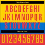 Ecuador Flag Soccer Jersey Custom Gold Red-Royal Sublimation Uniform Custom Gold Red-Royal Sublimation Ecuador Flag Soccer - Image 5