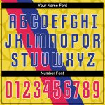 Custom Gold Red-Royal Soccer Jersey Uniform - Personalized Sublimation Design Custom Gold Red-Royal Sublimation Soccer Uniform - Image 5