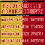 Custom Gold Red White Soccer Uniform Jersey - Sublimation Sports Apparel Custom Gold Red-White Sublimation Soccer Uniform - Image 4