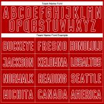 Custom Gold Red-White Soccer Uniform Jersey for Sublimation Fashion Style Custom Gold Red-White Sublimation Split Fashion - Image 4