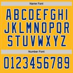 Custom Gold Royal-White Hockey Jersey for Men | Personalized Team Apparel Custom Gold Royal-White Hockey Jersey - Image 4