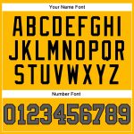 Custom Gray Black Gold Basketball Jersey - Authentic Throwback Style Custom Gold Steel Gray-Black Authentic Throwback Basketball - Image 4