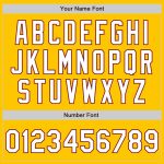 Custom Gold White-Crimson Fade Fashion Baseball Jersey - Authentic Baseball Fan Gear Custom Gold White-Crimson Authentic - Image 3