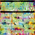 Neon Green White Custom Graffiti Basketball Jersey Round Neck Sublimation Suit Custom Graffiti Pattern Neon Green-White Round - Image 3