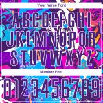 Purple-White Custom Graffiti Pattern Soccer Jersey Sublimation Uniform Custom Graffiti Pattern Purple-White Sublimation Soccer - Image 5