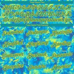 Custom Graffiti Pattern Long Sleeve Performance T-Shirt in White and Light Blue Custom Graffiti Pattern White-Light Blue - Image 3