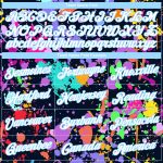 White-Light Blue Custom Graffiti Pattern 3D Long Sleeve Performance T-Shirt Custom Graffiti Pattern White-Light Blue Splashes - Image 3