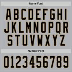Custom Gray Black Old Gold Hockey Jersey | Personalized Team Apparel Custom Gray Black-Old Gold Hockey Jersey - Image 4