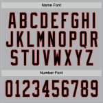 Gray Black Orange Custom Hockey Jersey for Men and Women Team Sports Apparel Custom Gray Black-Orange Hockey Jersey - Image 4