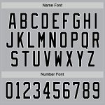 Custom Hockey Jersey - Gray Black and White Design, Personalized Team Jersey Custom Gray Black-White Hockey Jersey - Image 4